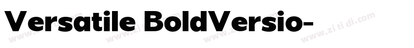 Versatile BoldVersio字体转换 Versatile BoldVersio字体转换